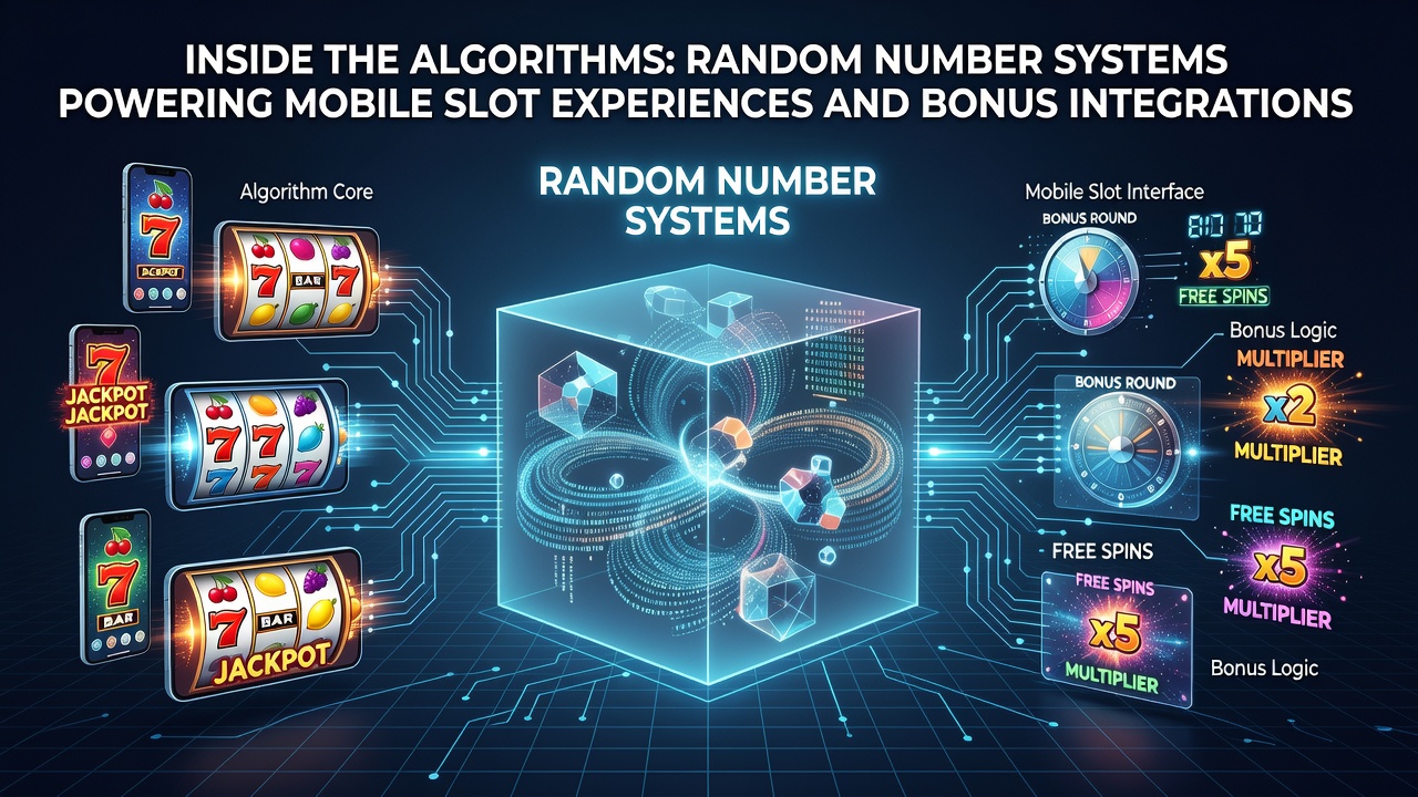 Mobile Slot-Oberfläche mit integrierten Bonus-Funktionen und Algorithmus-Visualisierung