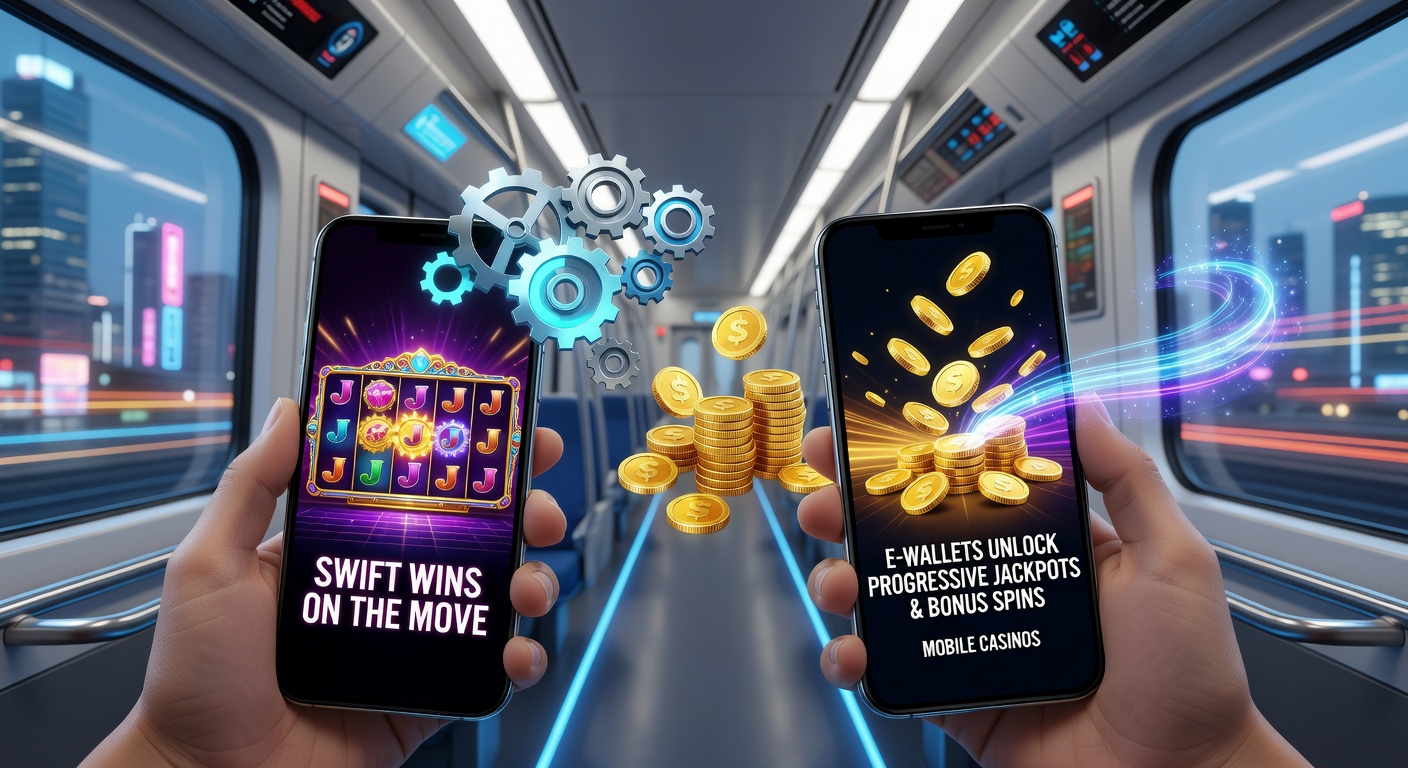 E-Wallet-Transaktion auf Smartphone-Bildschirm mit Bonus-Spins und explodierendem Jackpot in Mobile Casino