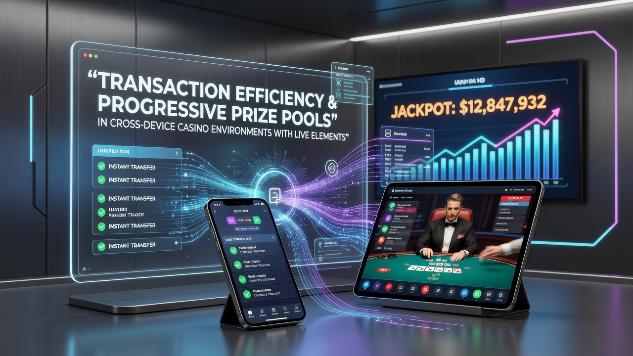 Transaktionseffizienz und progressive Preispools in cross-device Casino-Umgebungen mit Live-Elementen